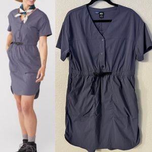 REI Co-op Sahara Dress Graystone Cinch Waist extra large